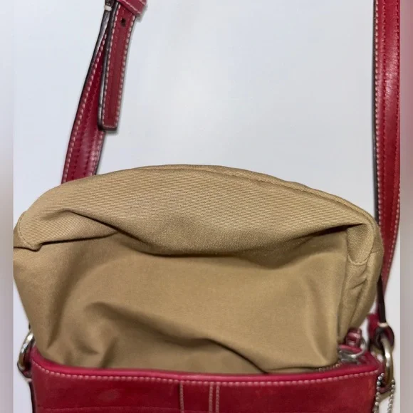 💃COACH Soho Red Crossbody Y2K💃 - Picture 7 of 9